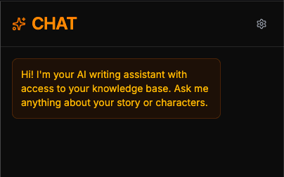 AI Chat interface with context awareness